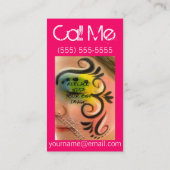 虹の原稿 名刺 (裏面)