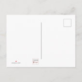 虹の友人の花あなたが選ぶだろう引用文 ポストカード (裏面)