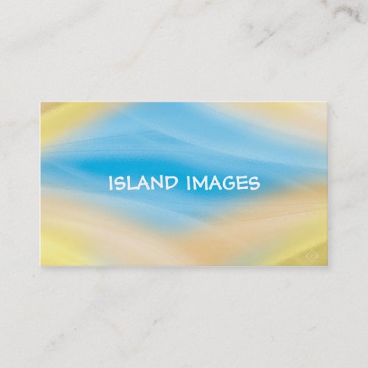 虹の反射 名刺 (正面)