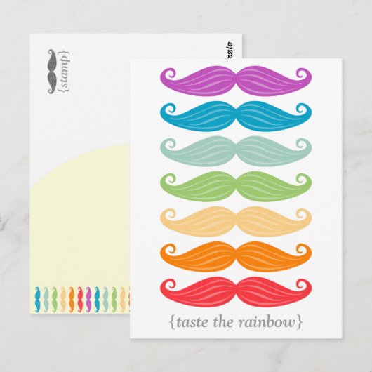 虹の口ひげ ポストカード (正面/裏面)