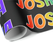 虹の名は「JOSHUA」。おもしろいカラフル& ラッピングペーパー (ロールコーナー)