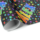 虹の名"アレックス" + 星 ラッピングペーパー (ロールコーナー)