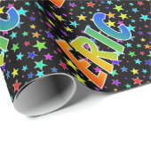 虹の名"エリック" + 星 ラッピングペーパー (ロールコーナー)