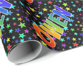 虹の名"オーウェン" + 星 ラッピングペーパー (ロールコーナー)