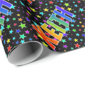 虹の名+星 ラッピングペーパー (ロールコーナー)