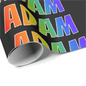 虹の名"ADAM";おもしろい&カラフル ラッピングペーパー (ロールコーナー)