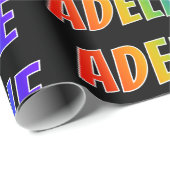虹の名"ADELINE";おもしろい&カラフル ラッピングペーパー (ロールコーナー)