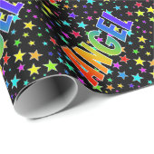 虹の名"ANGEL" +星 ラッピングペーパー (ロールコーナー)