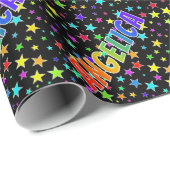 虹の名"ANGELICA" +星 ラッピングペーパー (ロールコーナー)