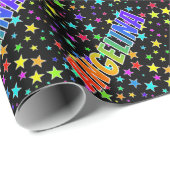 虹の名"ANGELINA" +星 ラッピングペーパー (ロールコーナー)