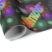 虹の名"ANTHONY" + Fireworks ラッピングペーパー (ロールコーナー)