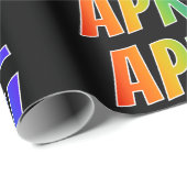 虹の名"APRIL";おもしろい&カラフル ラッピングペーパー (ロールコーナー)