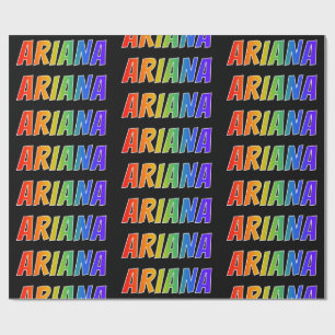 虹の名"ARIANA";おもしろい&カラフル ラッピングペーパー