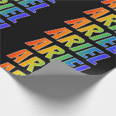 虹の名"ARIEL";おもしろい&カラフル ラッピングペーパー (角)