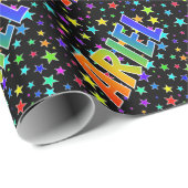 虹の名"ARIEL" +星 ラッピングペーパー (ロールコーナー)