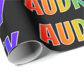 虹の名"AUDREY";おもしろい&カラフル ラッピングペーパー (ロールコーナー)