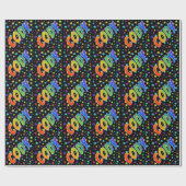 虹の名"CODY" +星 ラッピングペーパー (フラット)
