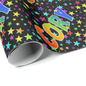 虹の名"CORY" +星 ラッピングペーパー (ロールコーナー)