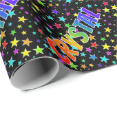 虹の名"CRYSTAL" +星 ラッピングペーパー (ロールコーナー)