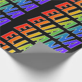 虹の名"ELIANA";おもしろい&カラフル ラッピングペーパー (角)