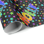 虹の名「HOLLY」 +星 ラッピングペーパー (ロールコーナー)