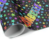 虹の名"ISABELLE" +星 ラッピングペーパー (ロールコーナー)