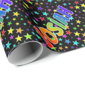 虹の名"JOSIAH" +星 ラッピングペーパー (ロールコーナー)