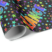 虹の名"LANCE" +星 ラッピングペーパー (ロールコーナー)