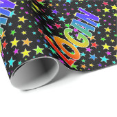 虹の名"LOGAN" +星 ラッピングペーパー (ロールコーナー)