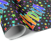 虹の名"LYDIA" +星 ラッピングペーパー (ロールコーナー)