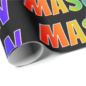 虹の名"MASON";おもしろい&カラフル ラッピングペーパー (ロールコーナー)