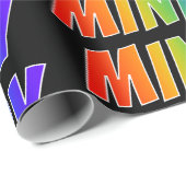 虹の名"MINDY";おもしろい&カラフル ラッピングペーパー (ロールコーナー)