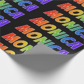 虹の名"MONICA";おもしろい&カラフル ラッピングペーパー (角)