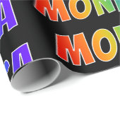 虹の名"MONICA";おもしろい&カラフル ラッピングペーパー (ロールコーナー)