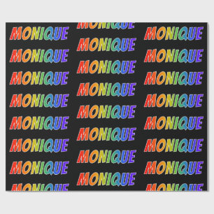 虹の名"MONIQUE";おもしろい&カラフル ラッピングペーパー