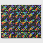 虹の名「NICOLE」 +星 ラッピングペーパー (フラット)