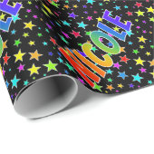 虹の名「NICOLE」 +星 ラッピングペーパー (ロールコーナー)