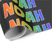 虹の名"NOAH";おもしろい&カラフル ラッピングペーパー (ロールコーナー)