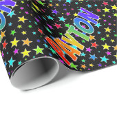 虹の名"PAYTON" +星 ラッピングペーパー (ロールコーナー)