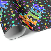 虹の名"PETER" +星 ラッピングペーパー (ロールコーナー)