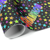 虹の名"SHANNON" +星 ラッピングペーパー (ロールコーナー)