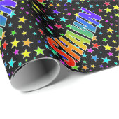 虹の名"SHAWN" +星 ラッピングペーパー (ロールコーナー)