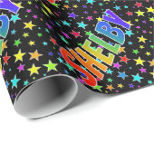 虹の名"SHELBY" +星 ラッピングペーパー (ロールコーナー)