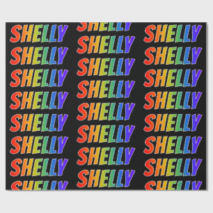 虹の名"SHELLY";おもしろい&カラフル ラッピングペーパー