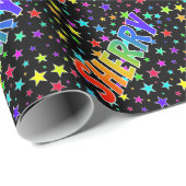 虹の名"SHERRY" +星 ラッピングペーパー (ロールコーナー)