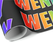 虹の名"WENDY";おもしろい&カラフル ラッピングペーパー (ロールコーナー)