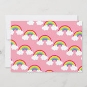 虹の向こうに本を持って来る 招待状 (裏面)