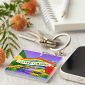 虹の向こうに キーホルダー (正面右)