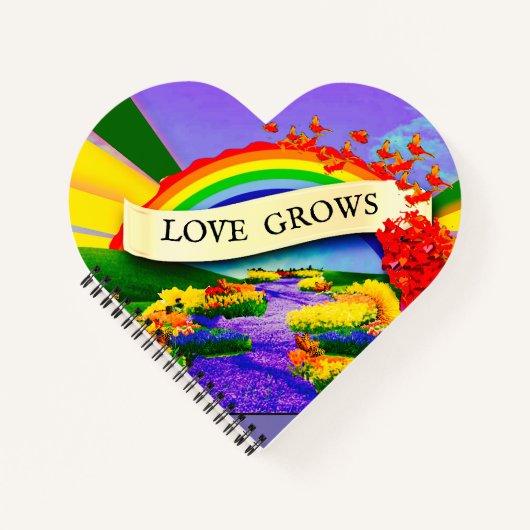 虹の向こうに ノートブック (正面)