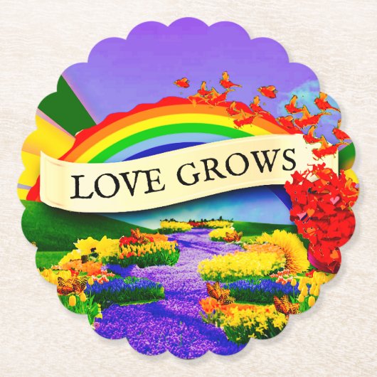 虹の向こうに ペーパーコースター (正面)